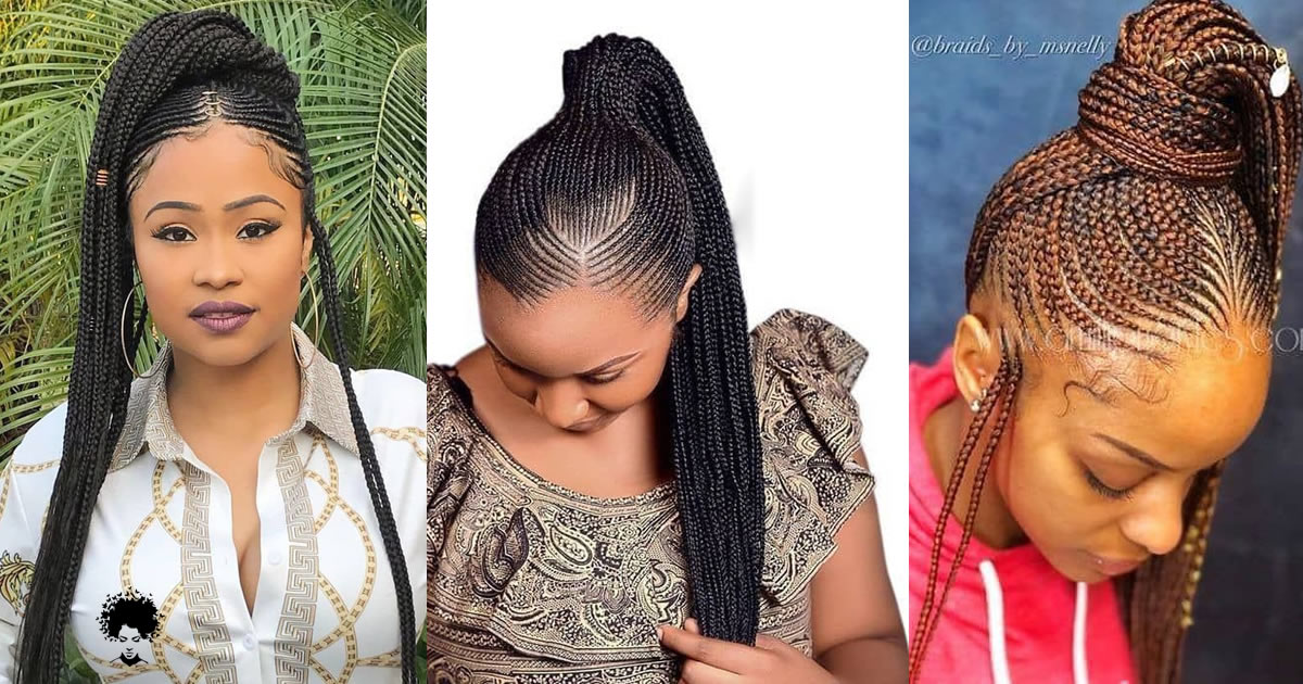 Latest Ghana Weaving Hairstyles You Should Wear Soon Latest Ghana Weaving Hairstyles You Should Wear Soon