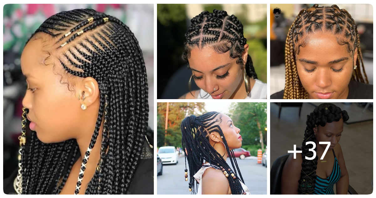 37 Trendy Feed-In Braids Styles for Black Hair 37 Trendy Feed-In Braids Styles for Black Hair