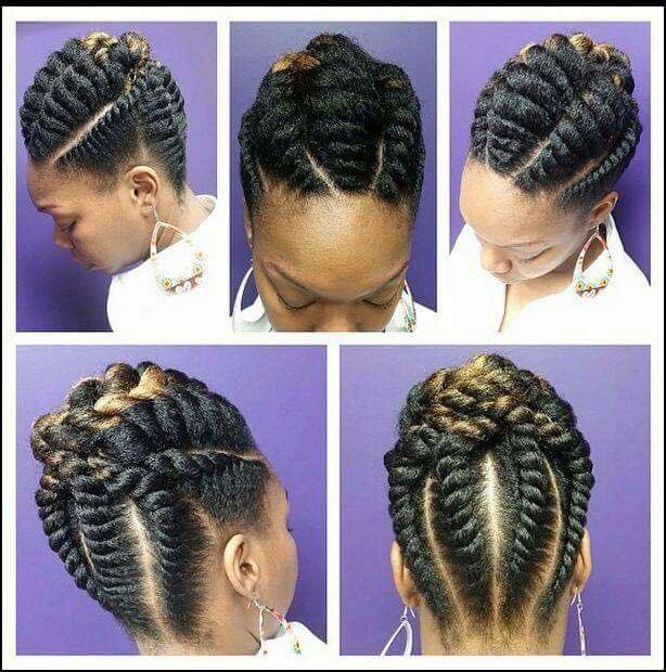 flat twist braids hairstyles 1